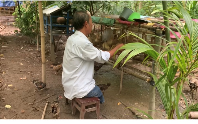 Thương binh cụt hai chân vẫn thoăn thoắt trèo dừa, bơi sông | Báo Dân trí