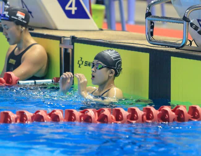  Thần đồng 14 tuổi tuyển bơi từng phá kỷ lục của Ánh Viên, lần đầu dự SEA Games đã ẵm ngay huy chương  - Ảnh 6.
